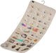 Hanging Jewelry Organizer,Accessories Organizer,80 Pocket Organizer for Holding Jewelries（Beige）