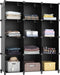Closet Organizers and Storage, 12 Cube Storage Organizer, Black