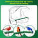 Clear Acrylic Window Bird Feeder for Outside with 4 Strong Suction Cups and Detachable Seed Tray, Highly Transparent Outdoor Viewing Birdfeeder, Wild Bird House Box
