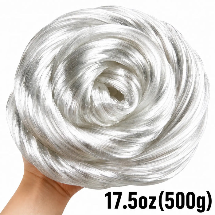 Glossy Metallic Slime Toy, Stretchy Non-Sticky Sensory Putty with DIY Pigments, Satisfying ASMR Stress Relief Fidget Toy for Adults Teens,Sohochic