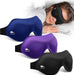 3 Pack Sleep Masks for Side Sleepers, True Blackout 3D Eye Mask for Sleeping, Zero Eye Pressure, Lash-Friendly, Adjustab