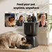 Automatic Cat Feeder, 3L Timed Pet Food Dispenser with 304 Stainless Steel Bowl, 10s Voice Recorder, Dual Power 180-Day 