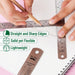 - Metal Straight Edge Ruler, 4 pcs, 6", 8", 12", 14"