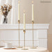Ivory Taper Candles - 4 Pack 10 Inch Candlesticks - Dripless & Smokeless Tapered Candle 8 Hours Unscented Cream Candle S