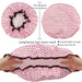 4 Pcs Shower Cap for Women Double Waterproof Layers Reusable Elastic