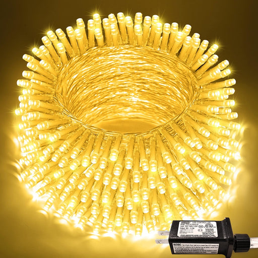 Outdoor String Lights Indoor for Bedroom, 200 LED Christmas Lights