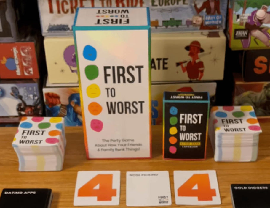 Party Game – The Card Game About How Your Friends and Family Rank Things | Funny Ranking & Guessing Board Game for Friends & Family, Game Nights, Parties & Fun Gift Ideas