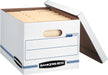 12-Pack Basic-Duty File Storage Box with Lid, Letter/Legal