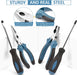 148 Pcs Portable Basic Hand Repair Home Tool Kit Set with Case Blue