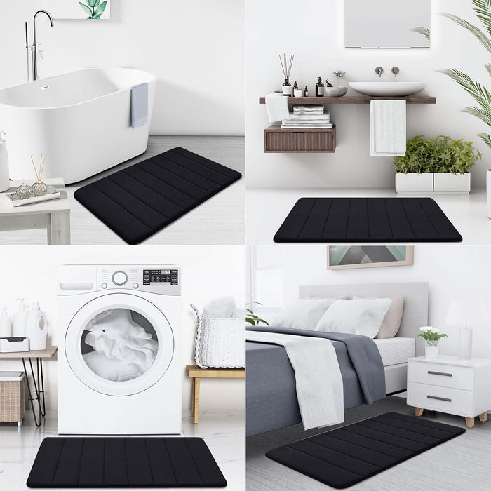 Memory Foam Bath Mat 30 x 20, Ultra Soft Absorbent Bathroom Rugs