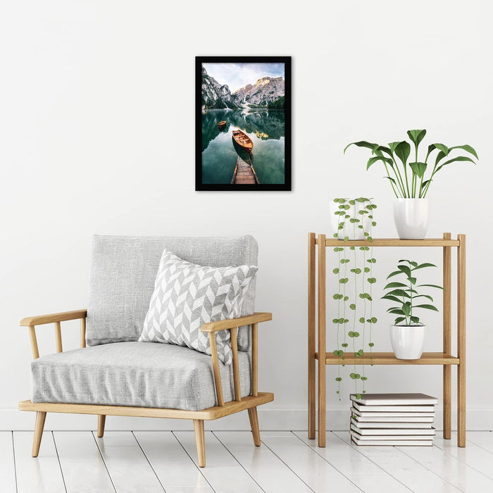 12x18 Picture Frame - Engineered Wood - Black