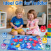 Montessori Toys for 1 Year Old: Cloth Fishing Game with Stacking Cups
