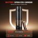 Electric Salt and Pepper Grinder Set Automatic Battery Pepper Mill Shakers Adjustable Coarseness Upgraded Larger Capacit