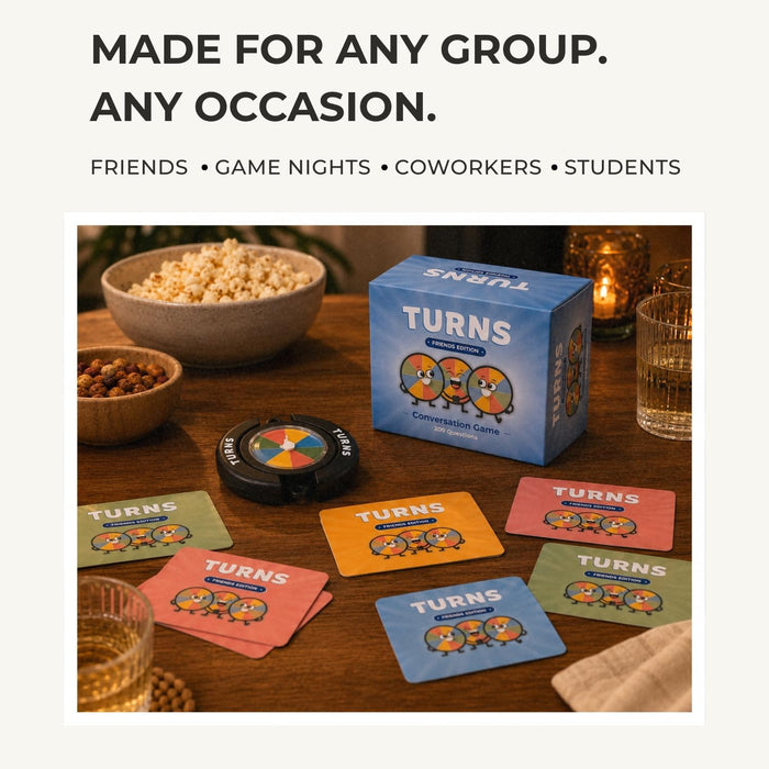 Conversation Cards for Friends – Fun Adult Card Game for Game Night