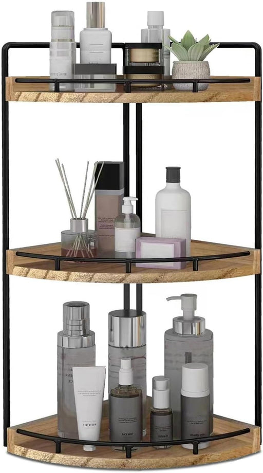 Corner Bathroom Organizer Countertop,Vanity Counter Storage Shelf