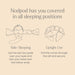 Patented Gentle Pressure Sleep Mask, Weighted Eye Mask
