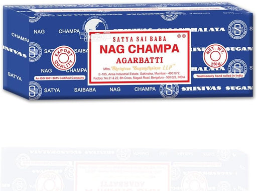 Sai Baba Nag Champa Agarbatti, 250gms Hand Rolled Fine Quality Incense Sticks for Purification, Relaxation, Positivity, Yoga, Meditation