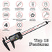 Digital Caliper, Upgraded Calipers 6 inch, Measuring Tool, Electronic Ruler, with Large LCD Screen, Auto-Off Feature, In