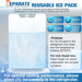 Chilled Portable Snackle Box Container with Ice Pack, Divided Serving Tray with Insulated Bag, Beach Essentials for Summ