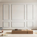 Pre-Cut Wall Molding Set, Ready-to-Assemble Panels, 3 Top 3 Bottom