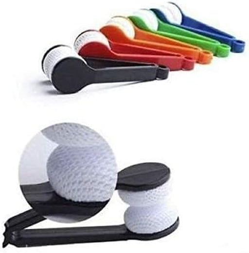 5 PCS Mini Sun Glasses Eyeglass Microfiber Spectacles Cleaner Soft Brush Cleaning Tool Microfiber Eyeglasses Cleaner Cleaning Clip