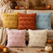 Caramel Fall Pumpkin Throw Pillow Covers 18x18 Inch