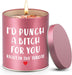 Christmas Birthday Sister Gifts for Women Her Funny Scented Candle
