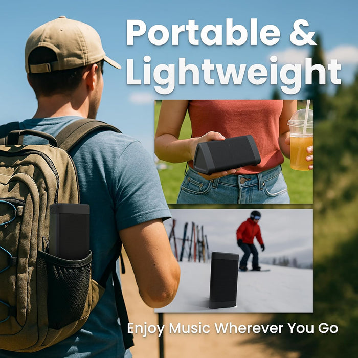 OontZ Angle 3 Gen 4 Portable Bluetooth Speaker, 12W, 24-Hour Playtime