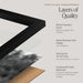 18x24 Poster Frame - Slim Molding - Black