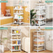Clear Storage Bins with Lids - 4 Tier 23qt Plastic Stackable Bins