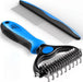 Deshedding Brush & Metal Comb Grooming Combo
