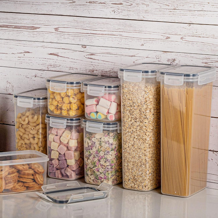 32pcs Airtight Food Storage Containers Set, BPA Free Plastic Kitchen and Pantry Organization Canisters with Lids for Cer
