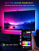 Upgraded TV LED Backlight with Sensor, LED Sync Lights for TV 55-65 Inch