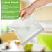 10 Pack Reusable Sandwich Bags Dishwasher Safe, Gray