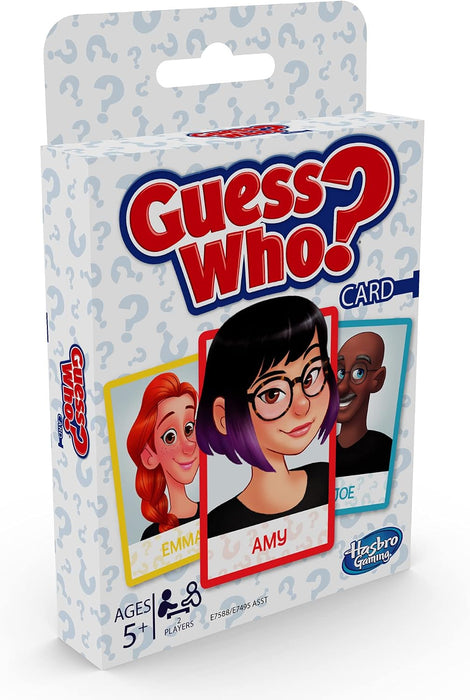 Guess Who? Card Game for Kids, 2 Player Guessing Game, Fun Summer Activities, Vacation Travel Essentials, Ages 5+