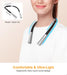 Book Light, Eye Caring 4-Color&5-Brightness Neck Light Reading Light