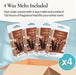 Etc Classic Wax Melts 2.5oz, Cinnamon Sticks Fragrance (4-Pack) – Each Pack has x4 2.5 oz Wax Melts and 30 Hours of Frag