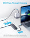 USB C Hub, 5-in-1 USBC to HDMI Splitter with 4K Display