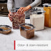 Brilliance BPA-Free Food Storage Containers with Lids Airtight Kitchen and Pantry Organization Set Includes 3 Containers