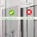 Shower Towel Hooks, 7.5-Inch Extended Over Glass Shower Door Hanger for Towels & Robes, Rustproof Bathroom Towel Rack, 2