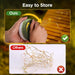 Camping String Lights 4 in 1, 32.8FT Quick Storage 8 Modes Protable
