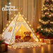 Christmas Lights 100 Count Clear Mini Lights Green Wire UL Certified Connectable Warm White String Lights for Christmas 
