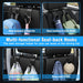 4-Pack Car Headrest Hooks Holds 55lbs Seat Storage Organizer for Bags
