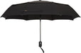 Round Travel Umbrella with Auto Open/Close Button, Wind-Proof Compact Design, Wind Vent, Strong Alloy Steel Frame, Soft-
