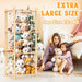Stuffed Animal Storage & Organizer, Wooden Toy Holder Zoo for Kids