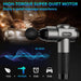 Massage Gun, Deep Tissue Back Massage for Athletes for Pain Relief, Percussion Massager with 10 Massages Heads & Silent 
