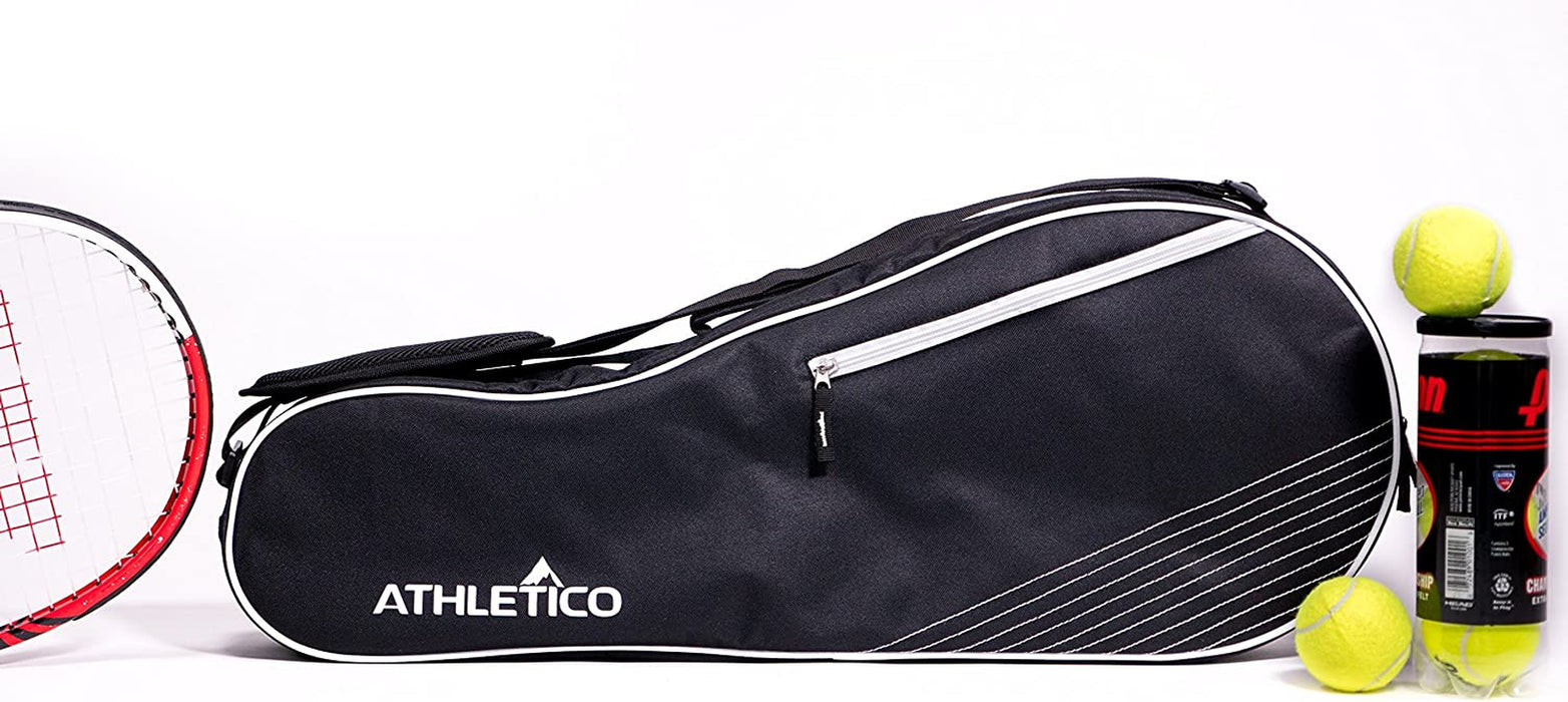 Tennis, Racquetball & Pickleball Racket Bag — Black