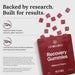 Recovery Gummies Restore | Tart Cherry Energy Supplements with Electrolytes for Muscle Soreness, Post-Workout Performanc