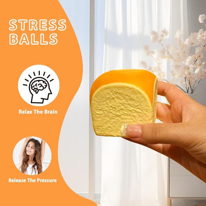2Pack Slow Rising Squishy，Squishy Toy,Dumpling Stress Balls,Fidget Toy