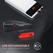 Ultra Bright USB Rechargeable Bike Light Set, Powerful Bicycle Front Headlight and Back Taillight, 4 Light Modes, Easy t